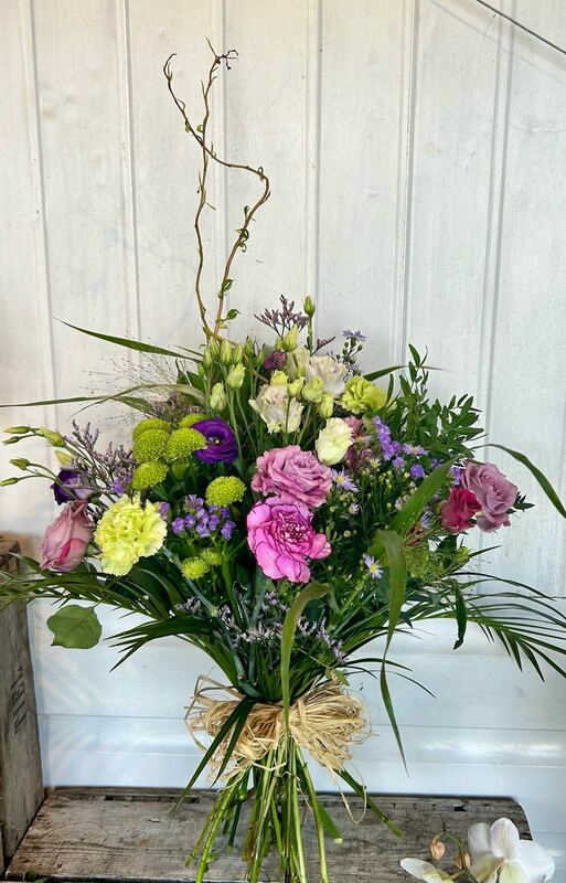Flowers delivered to customer
