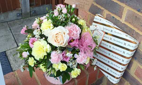 Flowers delivered to customer
