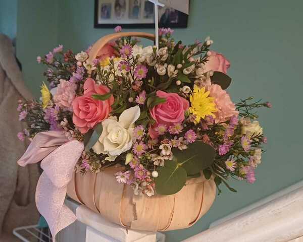 Flowers delivered to customer