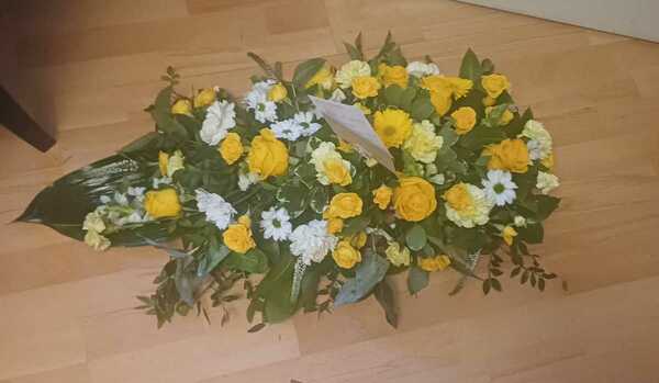 Flowers delivered to customer