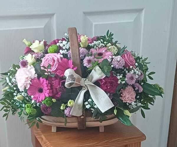 Flowers delivered to customer