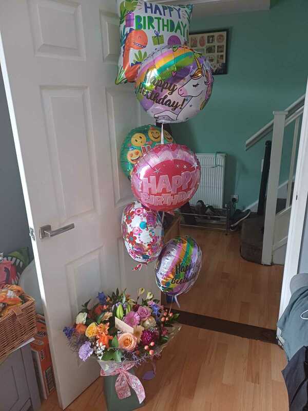 Flowers delivered to customer
