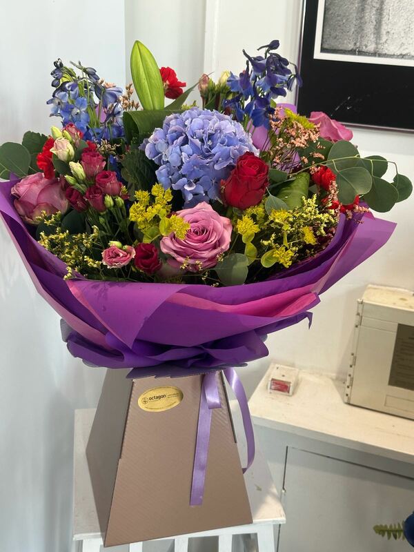 Flowers delivered to customer