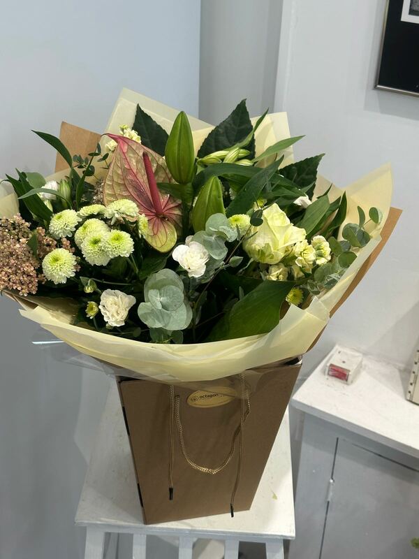 Flowers delivered to customer