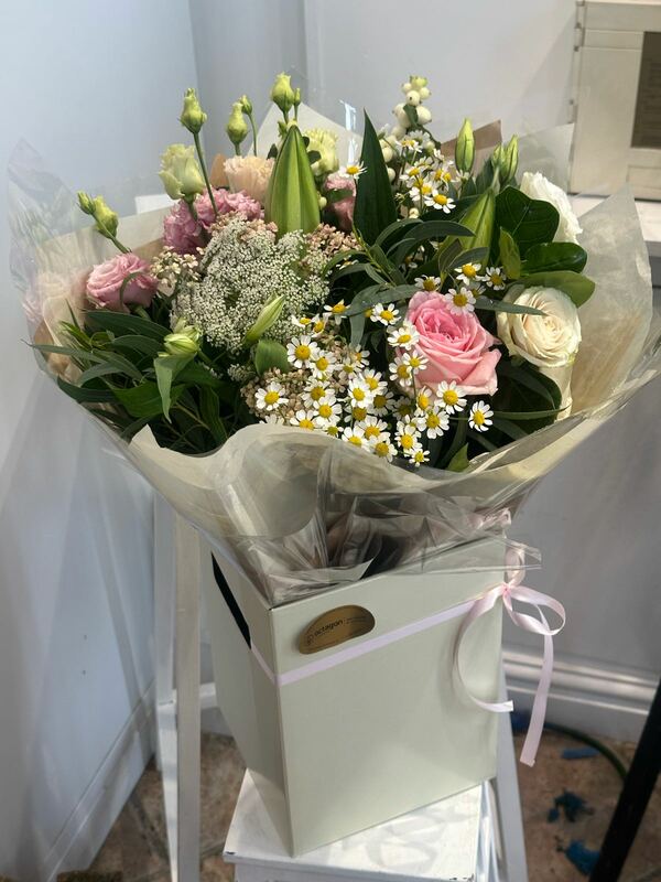 Flowers delivered to customer