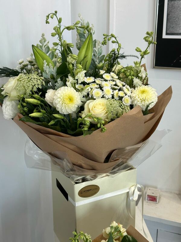 Flowers delivered to customer
