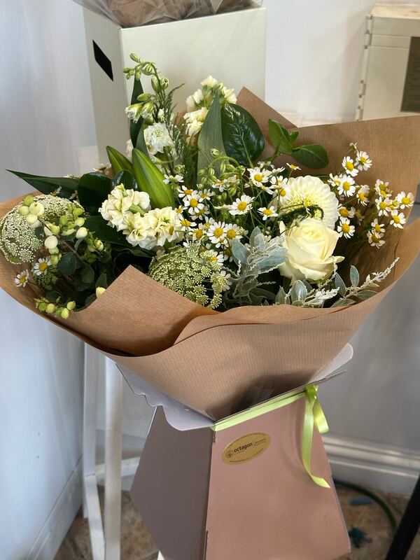 Flowers delivered to customer