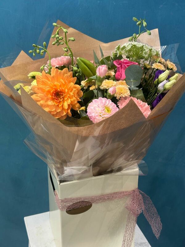 Flowers delivered to customer