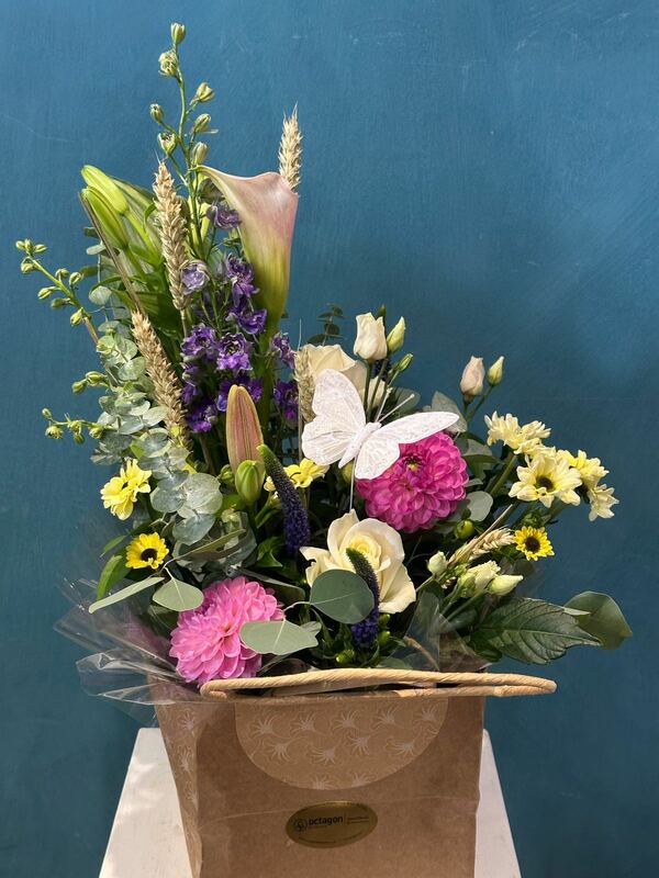 Flowers delivered to customer