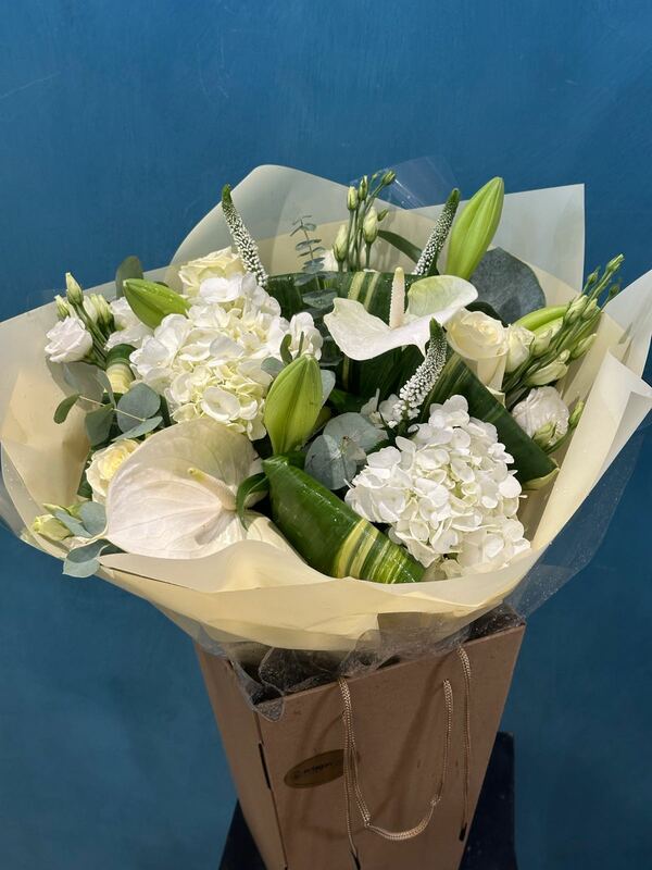 Flowers delivered to customer