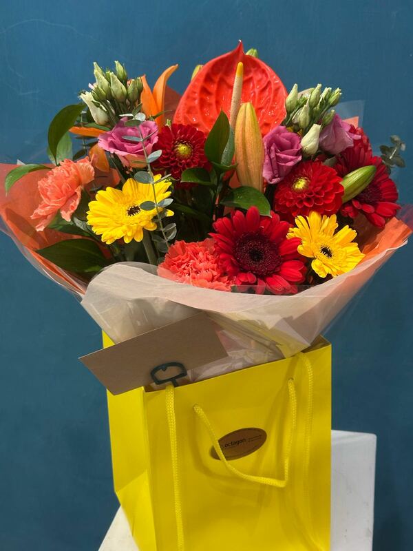 Flowers delivered to customer