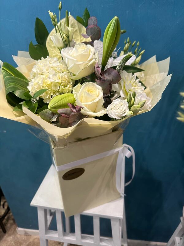 Flowers delivered to customer