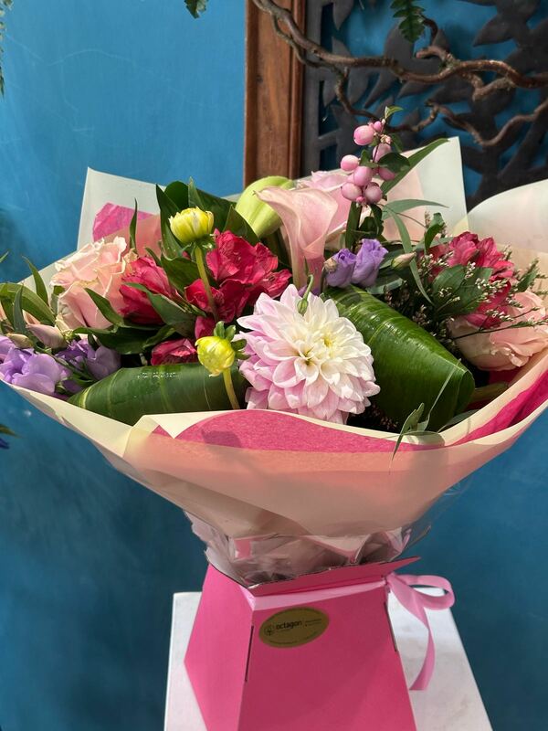 Flowers delivered to customer