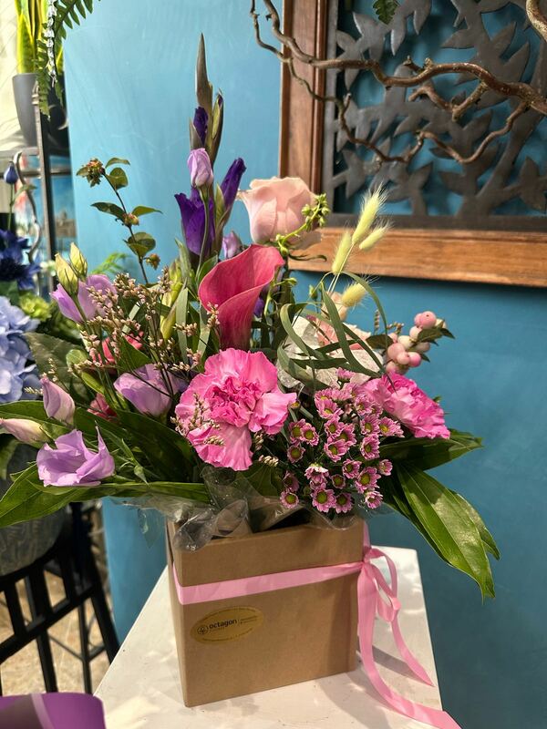 Flowers delivered to customer