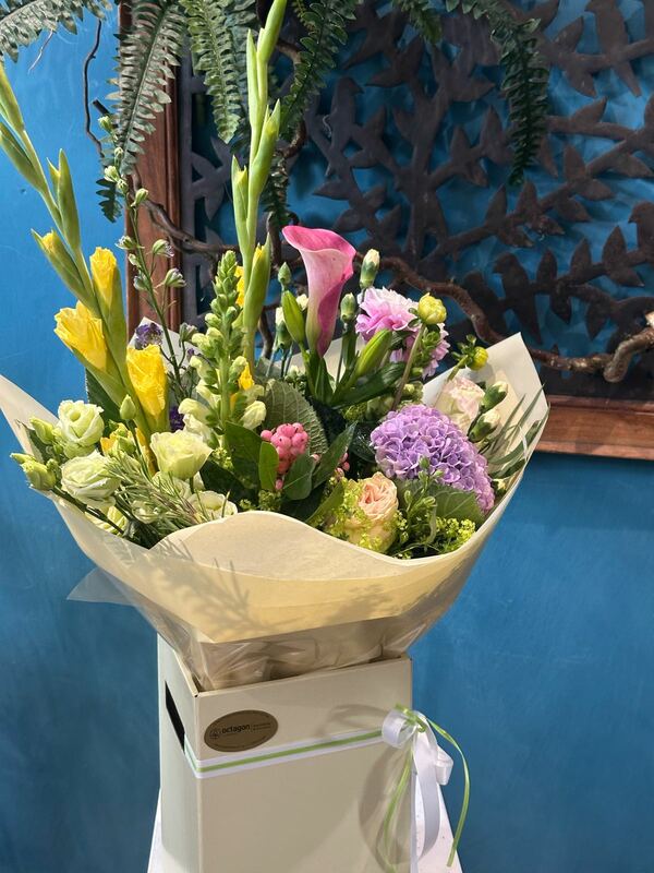 Flowers delivered to customer