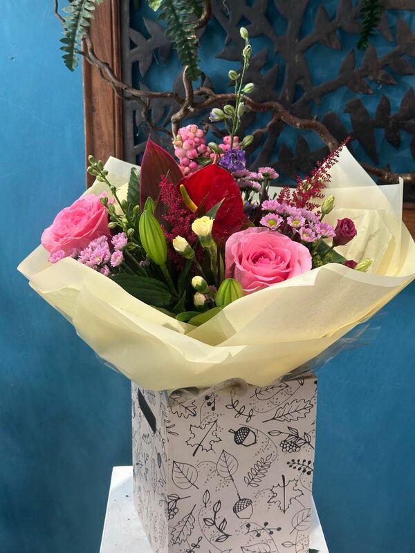 Flowers delivered to customer