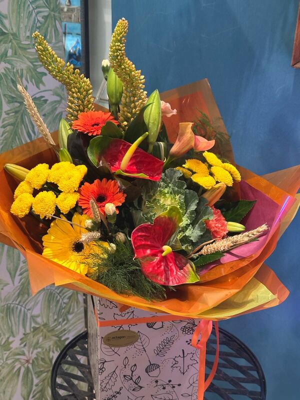 Flowers delivered to customer