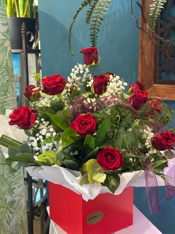 Flowers delivered to customer
