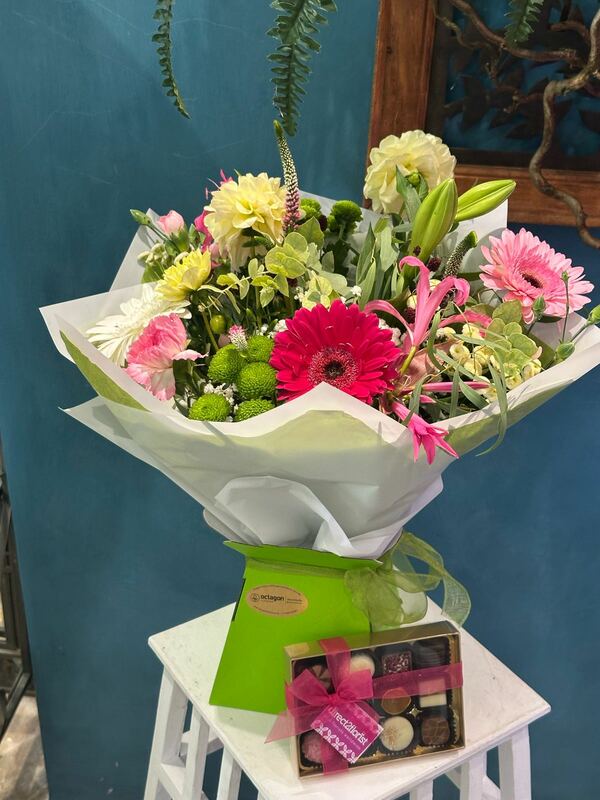 Flowers delivered to customer
