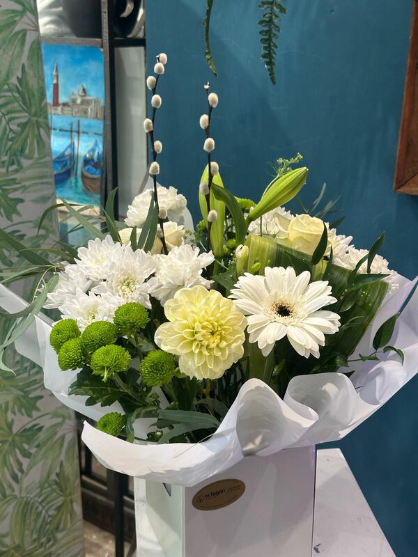 Flowers delivered to customer