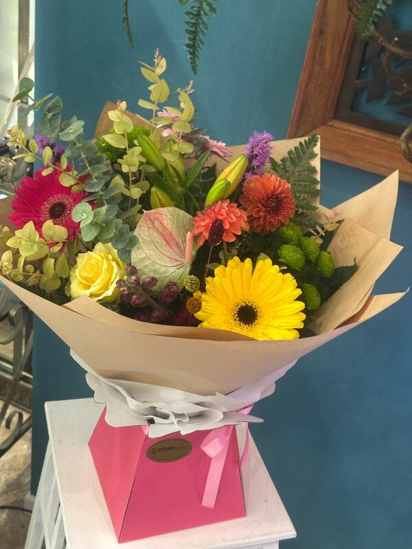Flowers delivered to customer
