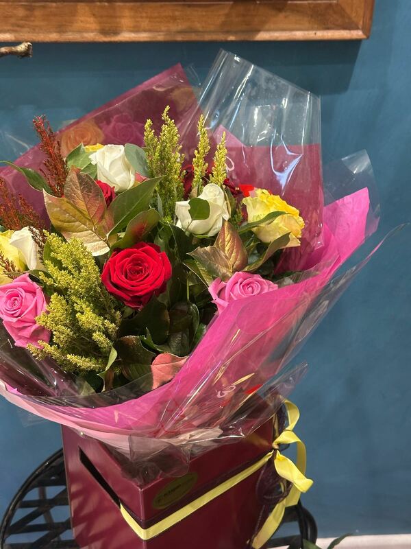 Flowers delivered to customer