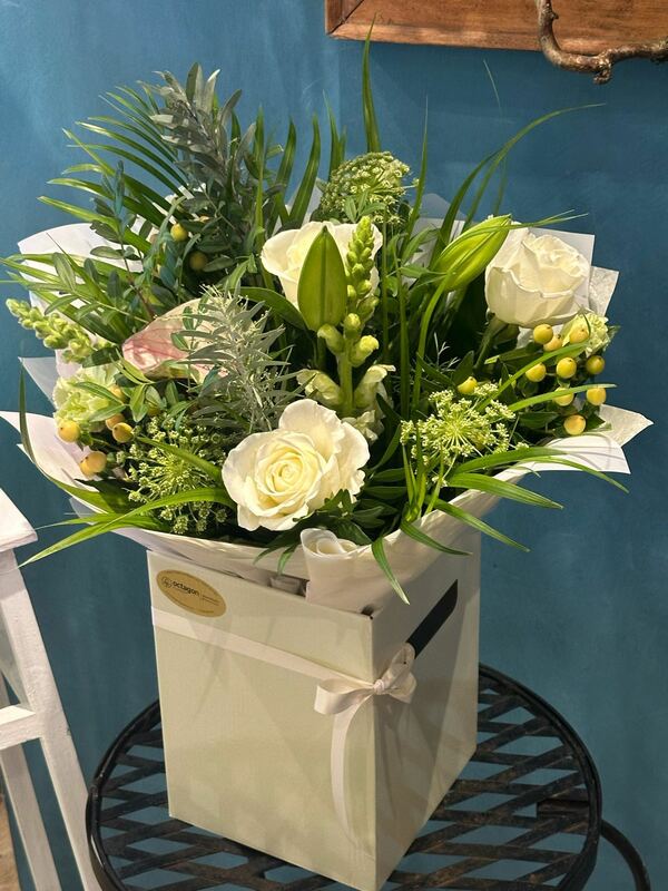 Flowers delivered to customer