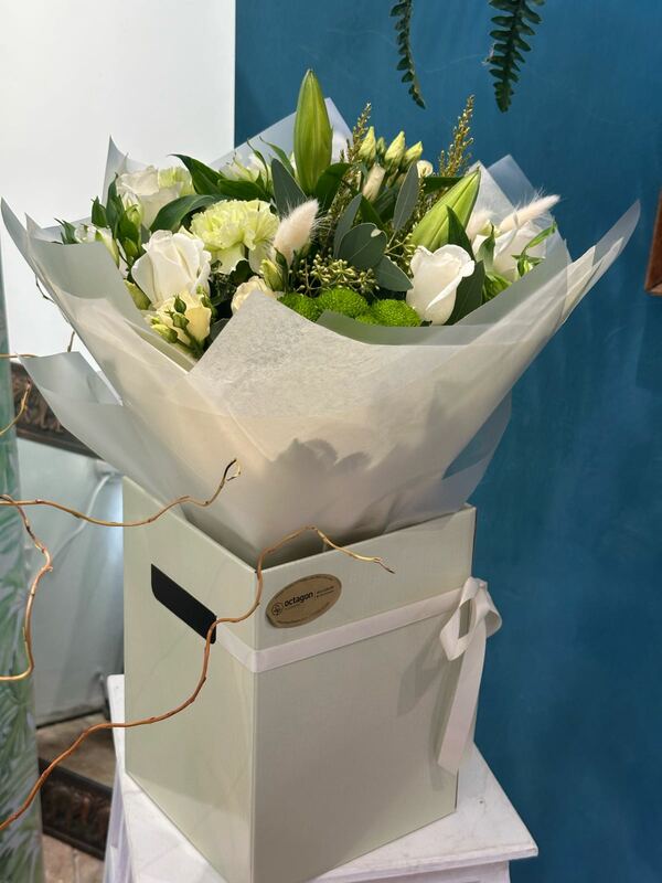 Flowers delivered to customer
