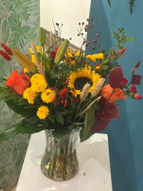 Flowers delivered to customer