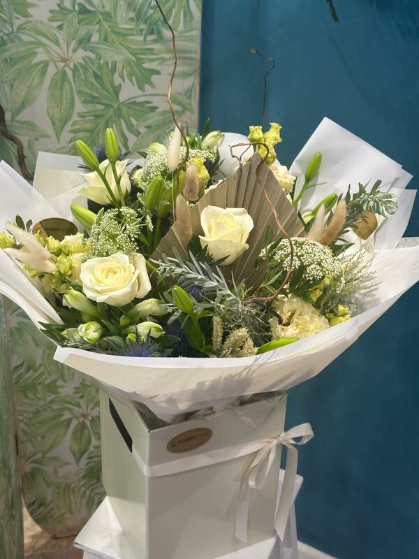 Flowers delivered to customer