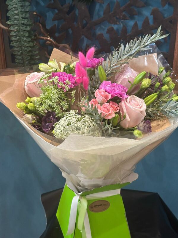 Flowers delivered to customer