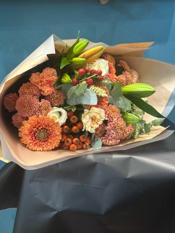 Flowers delivered to customer