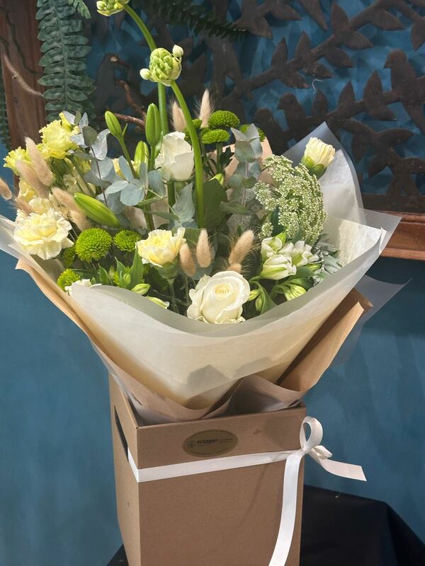 Flowers delivered to customer