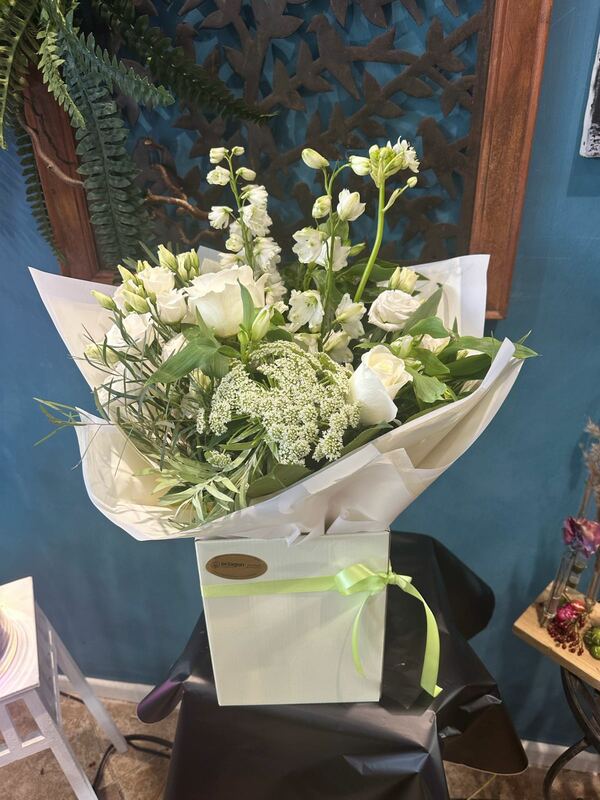 Flowers delivered to customer