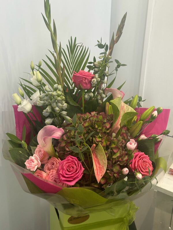 Flowers delivered to customer