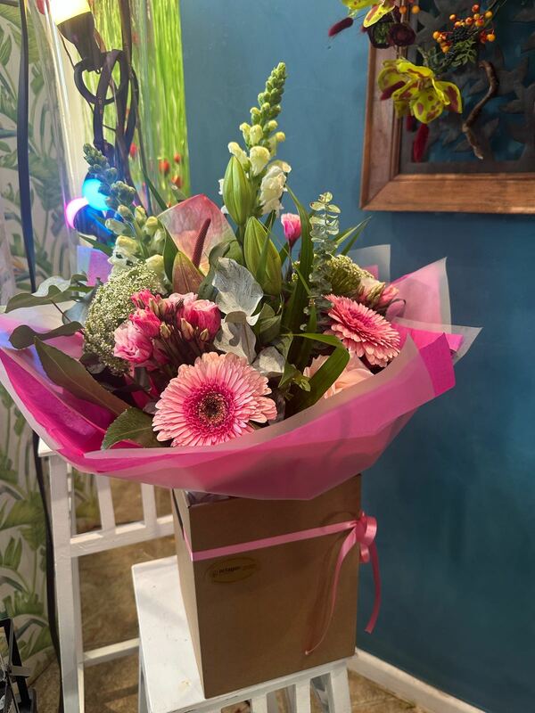 Flowers delivered to customer