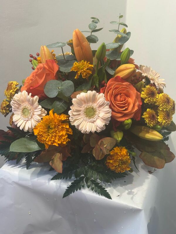 Flowers delivered to customer