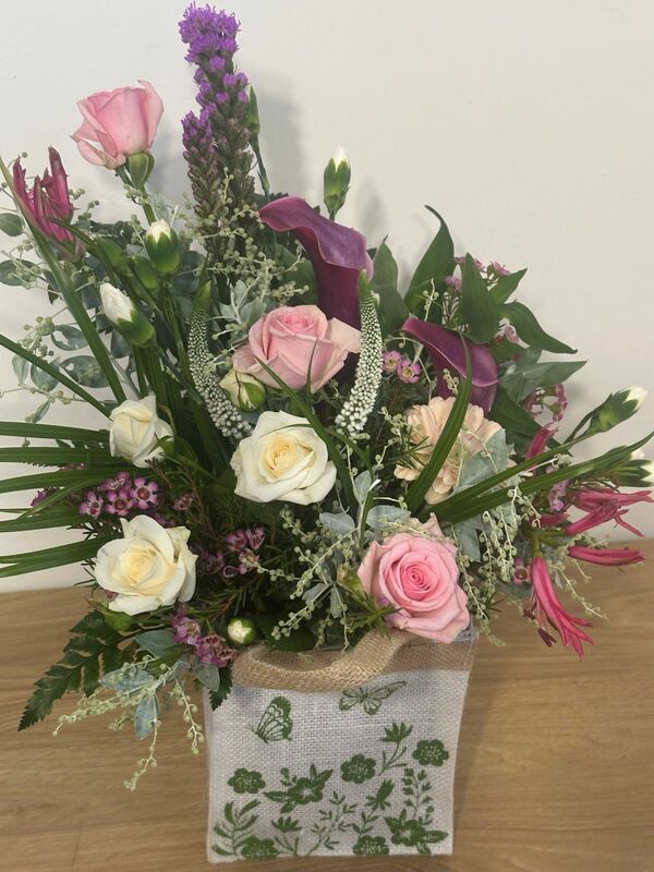 Flowers delivered to customer