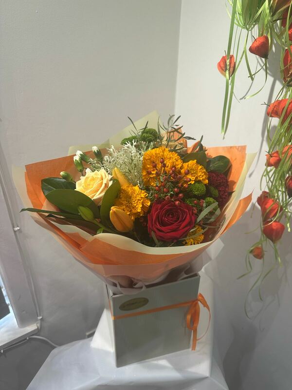 Flowers delivered to customer