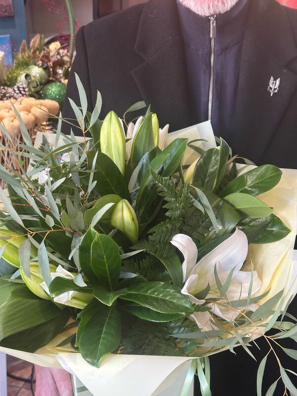 Flowers delivered to customer