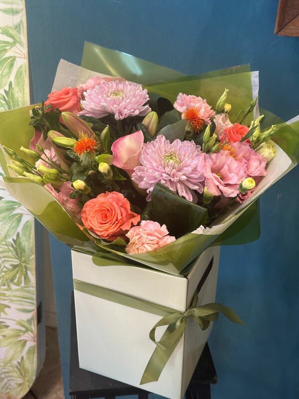 Flowers delivered to customer