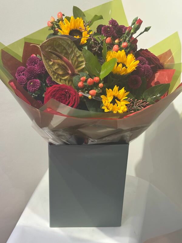 Flowers delivered to customer