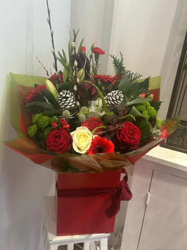 Flowers delivered to customer