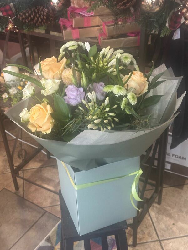 Flowers delivered to customer