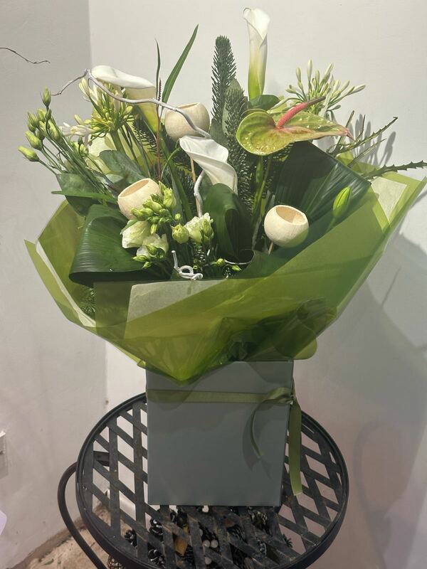 Flowers delivered to customer