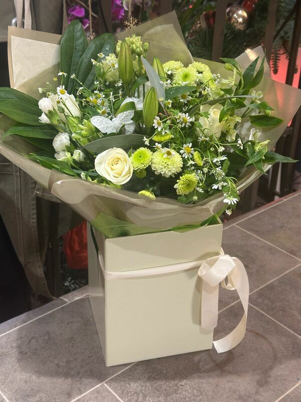 Flowers delivered to customer