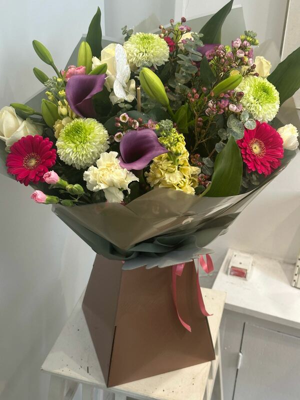 Flowers delivered to customer