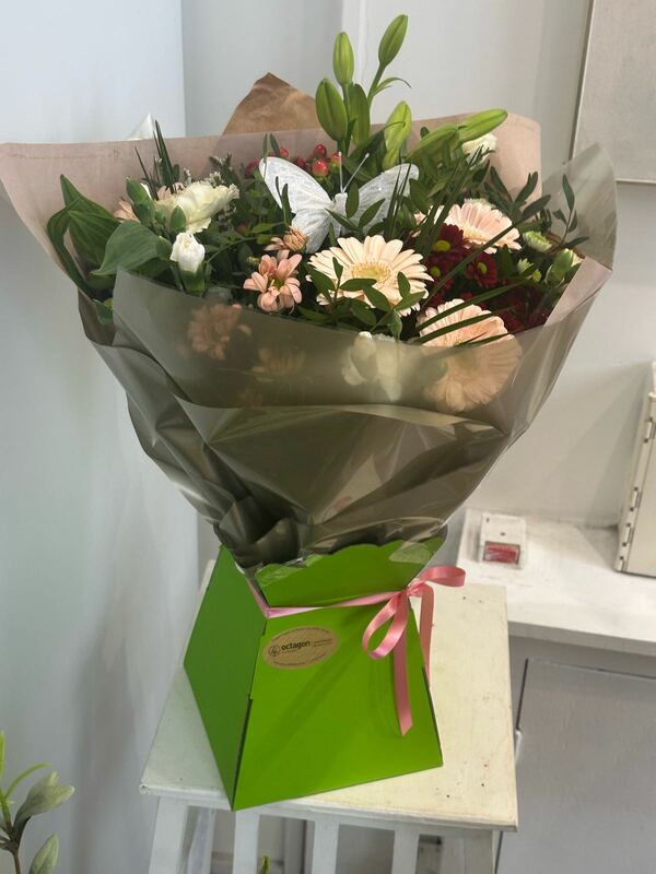 Flowers delivered to customer