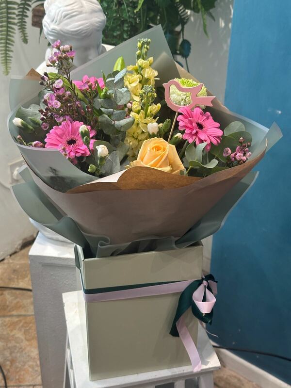 Flowers delivered to customer