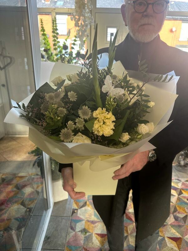 Flowers delivered to customer